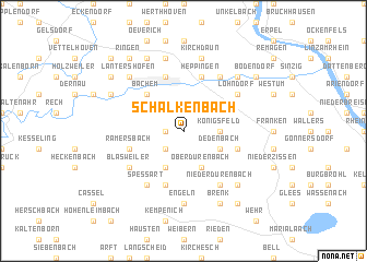 map of Schalkenbach