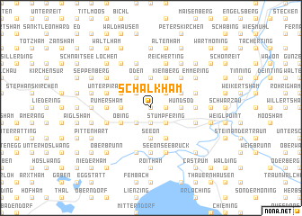 map of Schalkham