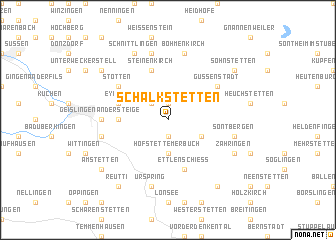 map of Schalkstetten