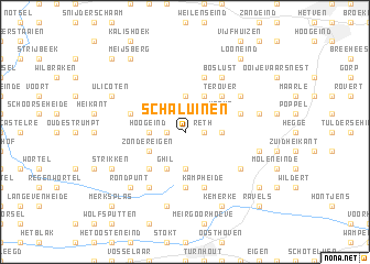 map of Schaluinen