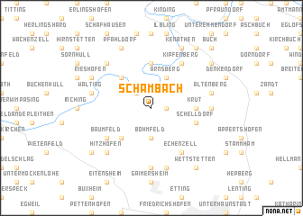 map of Schambach