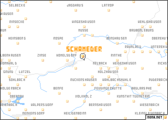 map of Schameder