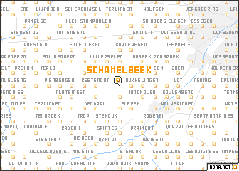 map of Schamelbeek