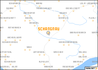 map of Schangnau