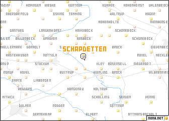 map of Schapdetten