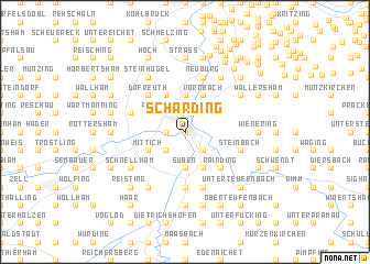 map of Schärding