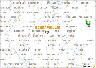 map of Scharfbillig