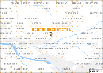 map of Scharmbeckstotel