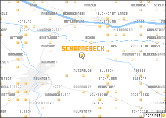 map of Scharnebeck