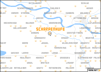 map of Scharpenhufe