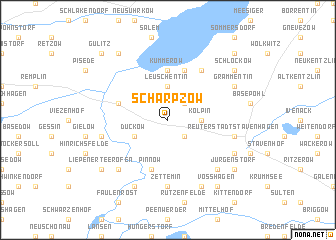 map of Scharpzow