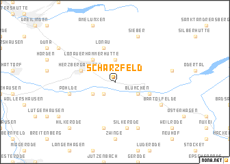 map of Scharzfeld