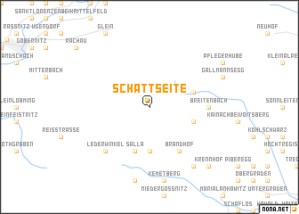 map of Schattseite