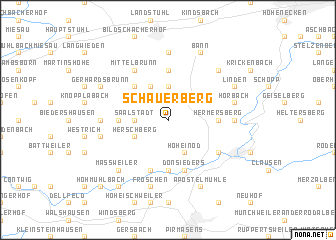 map of Schauerberg