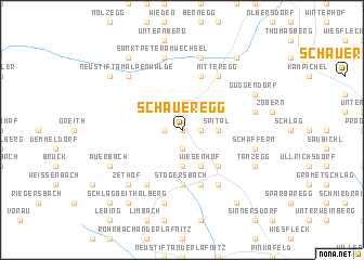 map of Schaueregg