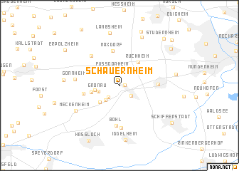 map of Schauernheim