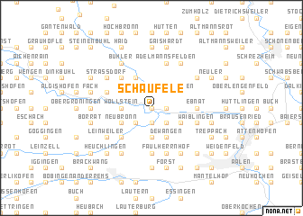 map of Schäufele