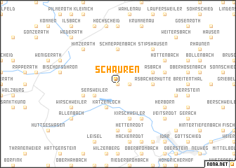 map of Schauren