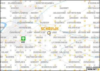 map of Schavijk
