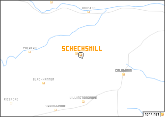 map of Schechs Mill