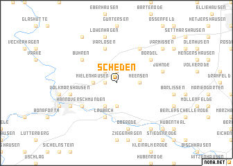 map of Scheden