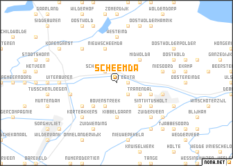 map of Scheemda