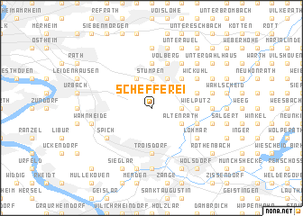 map of Schefferei