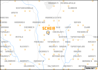 map of Şcheia