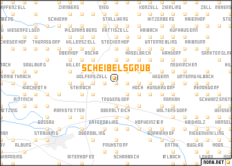 map of Scheibelsgrub