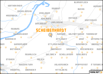 map of Scheibenhardt