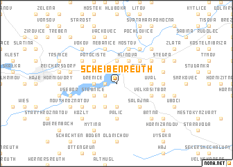 map of Scheibenreuth