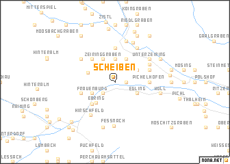 map of Scheiben