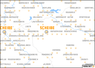 map of Scheibe