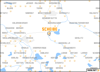 map of Scheibe