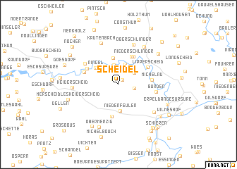 map of Scheidel