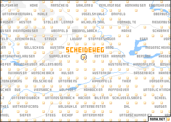 map of Scheideweg