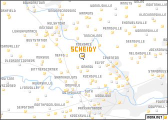 map of Scheidy