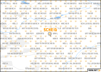 map of Scheid