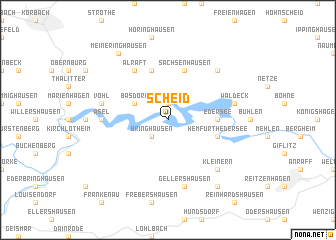 map of Scheid