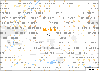 map of Scheie