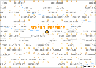 map of Scheiltjenseinde