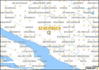 map of Scheinbuch