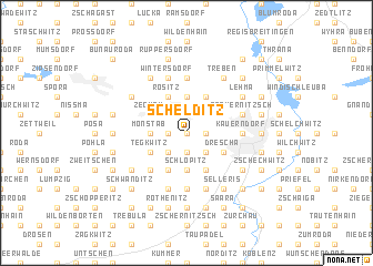 map of Schelditz