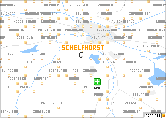 map of Schelfhorst