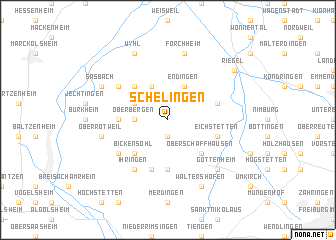 map of Schelingen