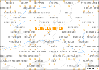 map of Schellenbach