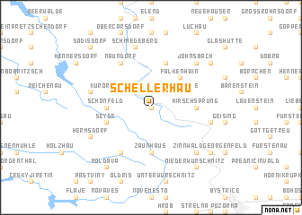 map of Schellerhau