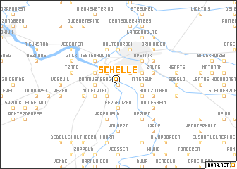 map of Schelle