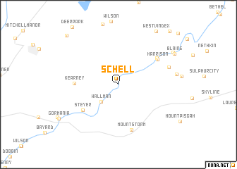 map of Schell