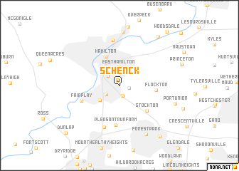 map of Schenck